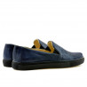 Scarpe sportive donna 658 indaco satinato