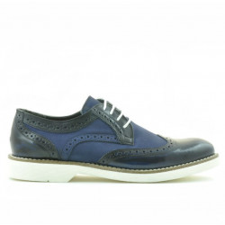 Scarpe casual uomo 826 indigo florantic combinato