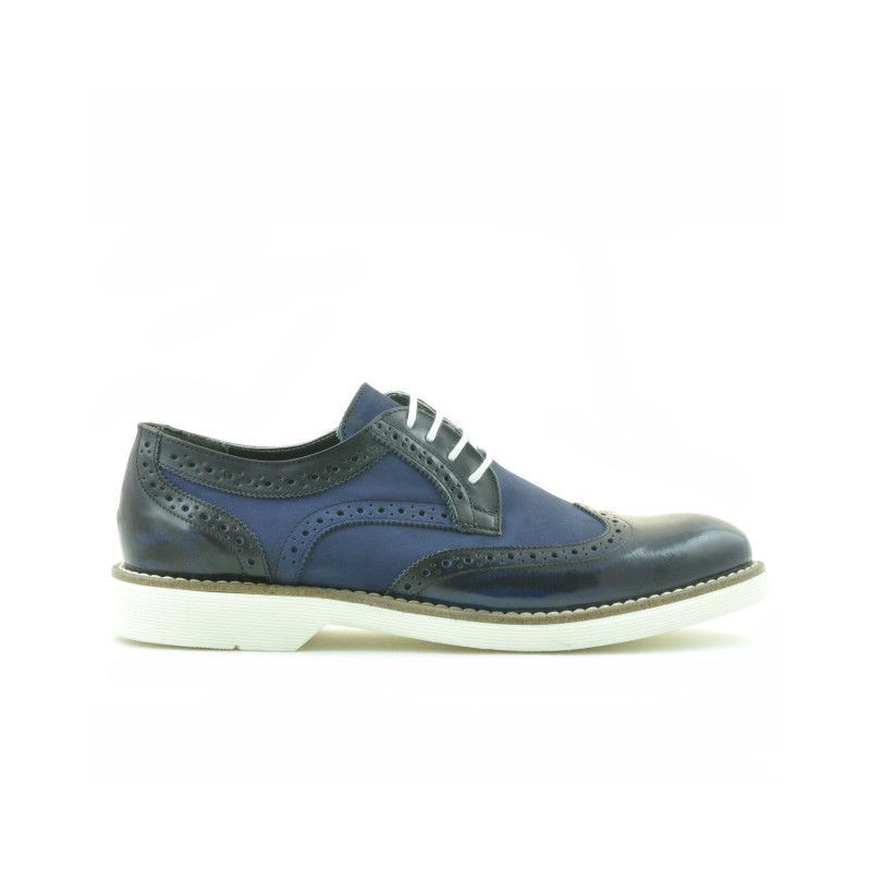 Scarpe casual uomo 826 indigo florantic combinato