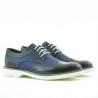 Scarpe casual uomo 826 indigo florantic combinato