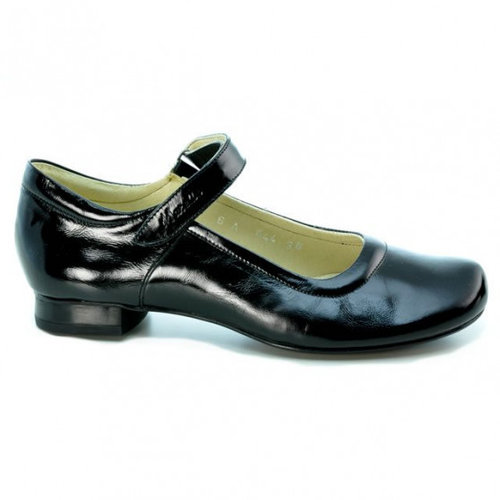 Scarpe casual donna 644 vernice nero