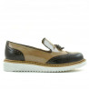 Scarpe casual da donna 659 lacca beige combinato