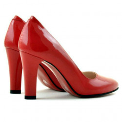 Scarpe eleganti donna 1243 vernice rossa