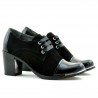 Scarpe casual donna 667 vernice nera combinata