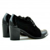 Scarpe casual donna 667 vernice nera combinata