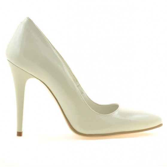 Scarpe eleganti donna 1241 vernice beige01