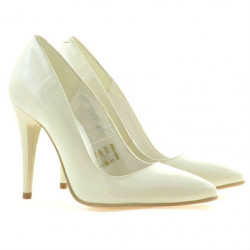 Scarpe eleganti donna 1241 vernice beige01