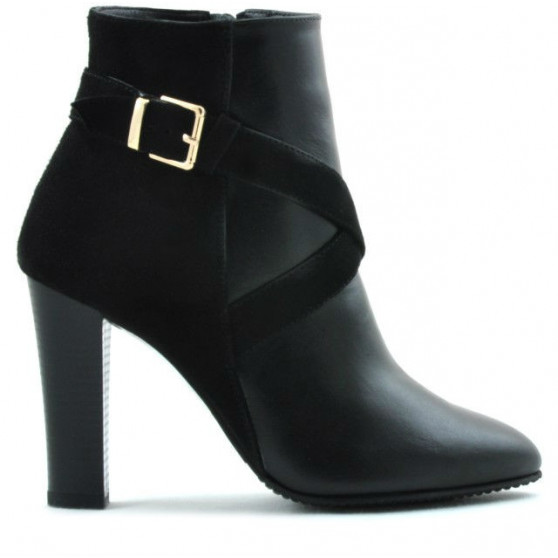 Stivaletti donna 1161 nero combinato