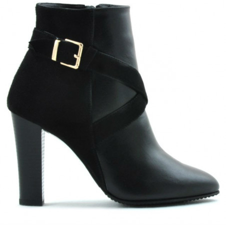 Stivaletti donna 1161 nero combinato