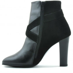 Stivaletti donna 1161 nero combinato