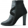 Stivaletti donna 1161 nero combinato