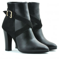 Stivaletti donna 1161 nero combinato