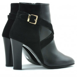 Stivaletti donna 1161 nero combinato