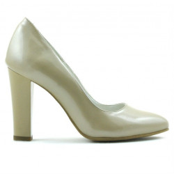 Scarpe eleganti donna 1214 vernice beige02
