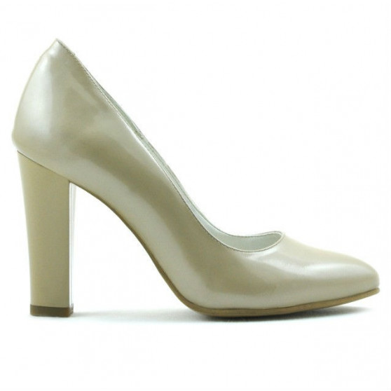 Scarpe eleganti donna 1214 vernice beige02