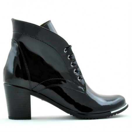 Stivaletti donna 3299 vernice nera