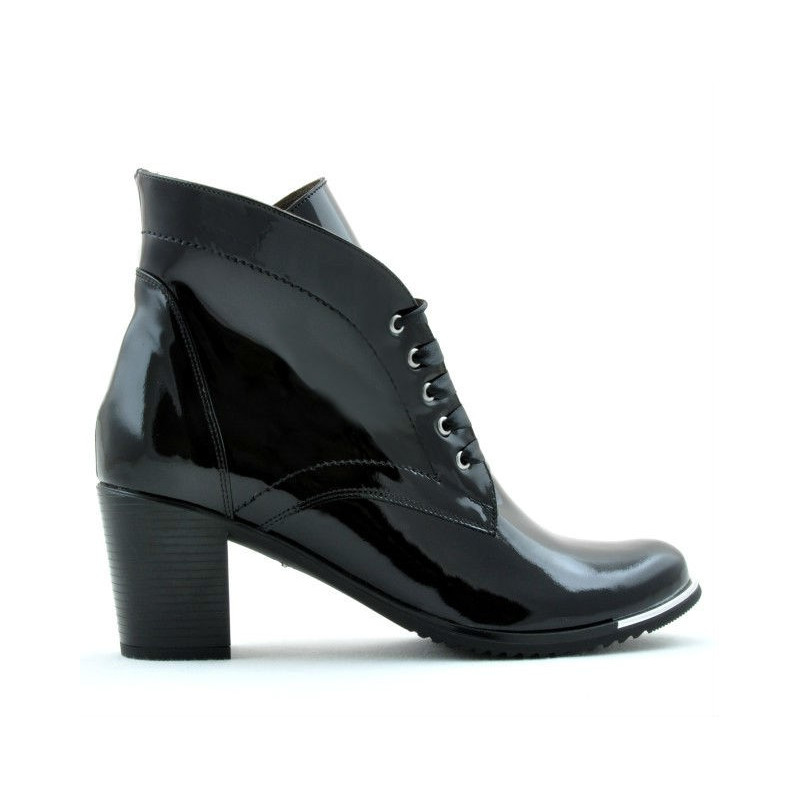 Stivaletti donna 3299 vernice nera