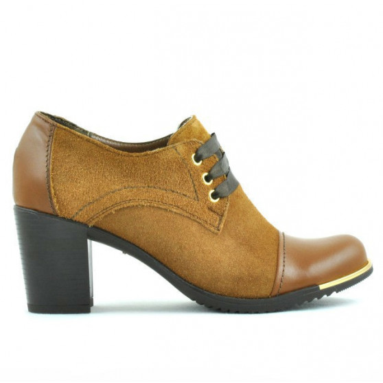 Scarpe casual donna 667 marrone combinato
