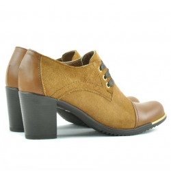 Scarpe casual donna 667 marrone combinato