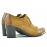 Scarpe casual donna 667 marrone combinato