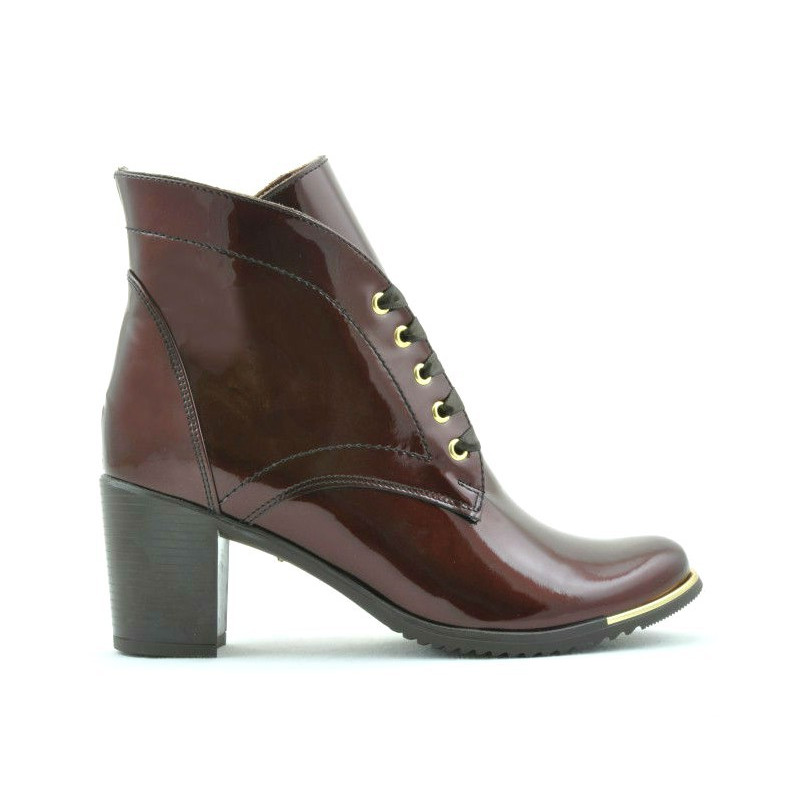 Stivali donna 3299 vernice bordeaux