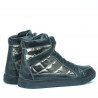 Stivaletti donna 3305 nero combinato