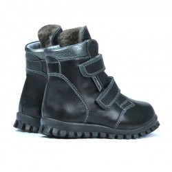 Stivaletti bambini piccoli 32c nero combinato