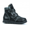 Stivaletti bambini piccoli 32c nero combinato