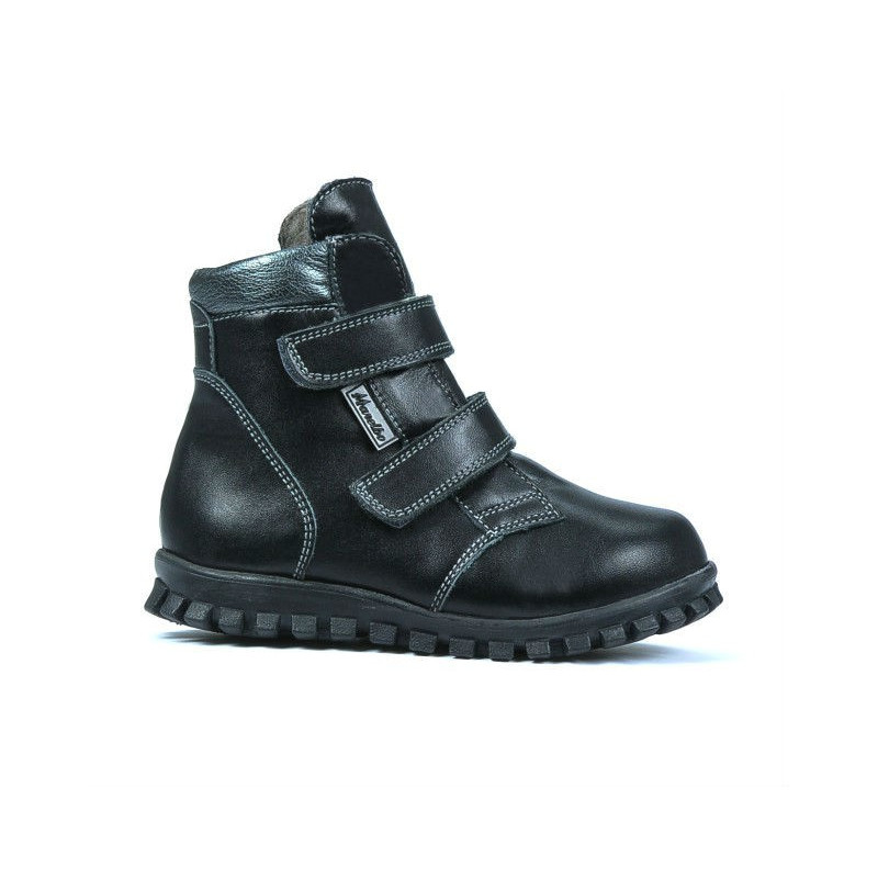 Stivaletti bambini piccoli 32c nero combinato