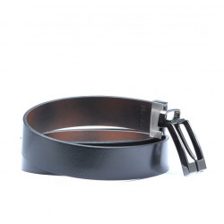 Cintura uomo 08b bicolore nero+marrone