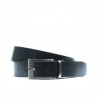 Cintura uomo 08b bicolore nero+marrone