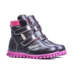 Stivaletti bambini piccoli 32c viola combinato