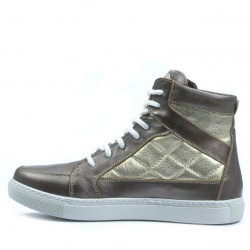 Stivali donna 3305 rame combinato