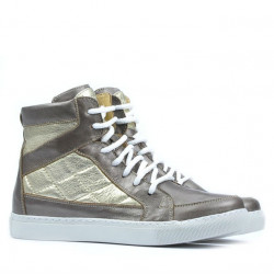 Stivali donna 3305 rame combinato