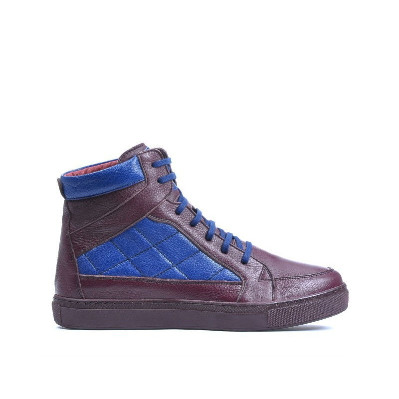 Stivali uomo 487 bordeaux+indigo