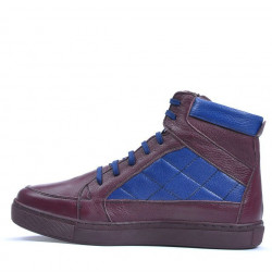 Stivali uomo 487 bordeaux+indigo
