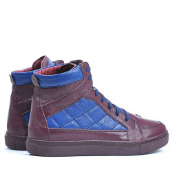 Stivali uomo 487 bordeaux+indigo