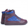 Stivali uomo 487 bordeaux+indigo