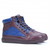Stivali uomo 487 bordeaux+indigo