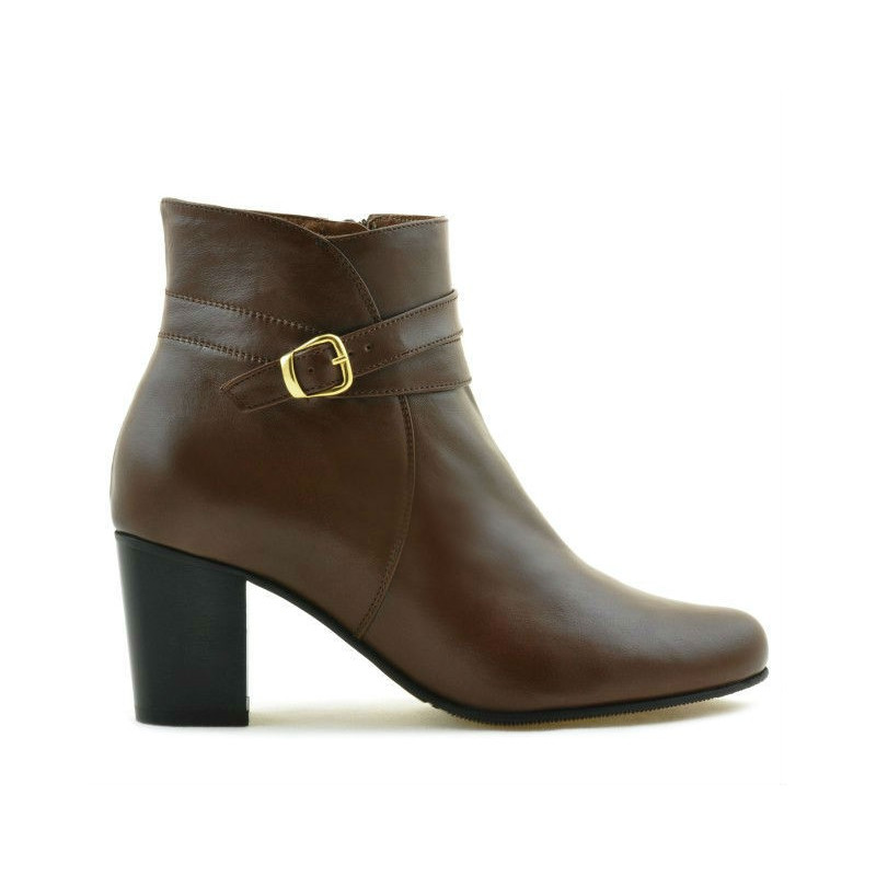 Stivaletti donna 1160b marrone pelliccia