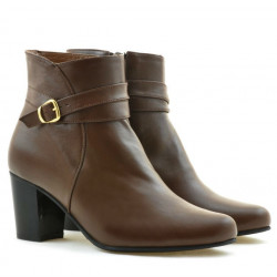 Stivaletti donna 1160b marrone pelliccia