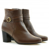 Stivaletti donna 1160b marrone pelliccia