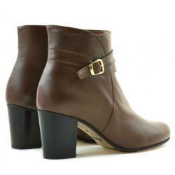 Stivaletti donna 1160b marrone pelliccia