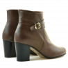 Stivaletti donna 1160b marrone pelliccia