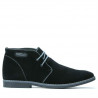 Scarponi da uomo 454 nero velluto+grigio