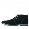 Scarponi da uomo 454 nero velluto+grigio