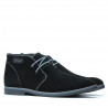 Scarponi da uomo 454 nero velluto+grigio