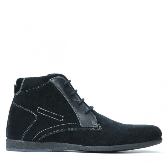 Stivaletti uomo 474 nero velluto