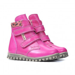 Stivaletti bimba piccoli 32c rosa+tigrato