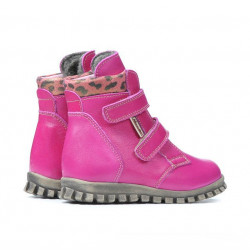 Stivaletti bimba piccoli 32c rosa+tigrato